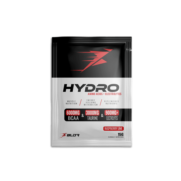 BLDR Sports Hydro Sachets 15x15g Raspberry & Lime