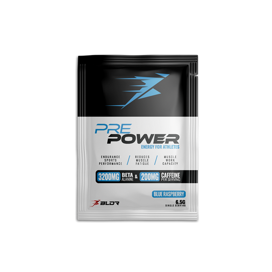 BLDR Sports Pre Power Sachet 15x6.5g Blue Raspberry