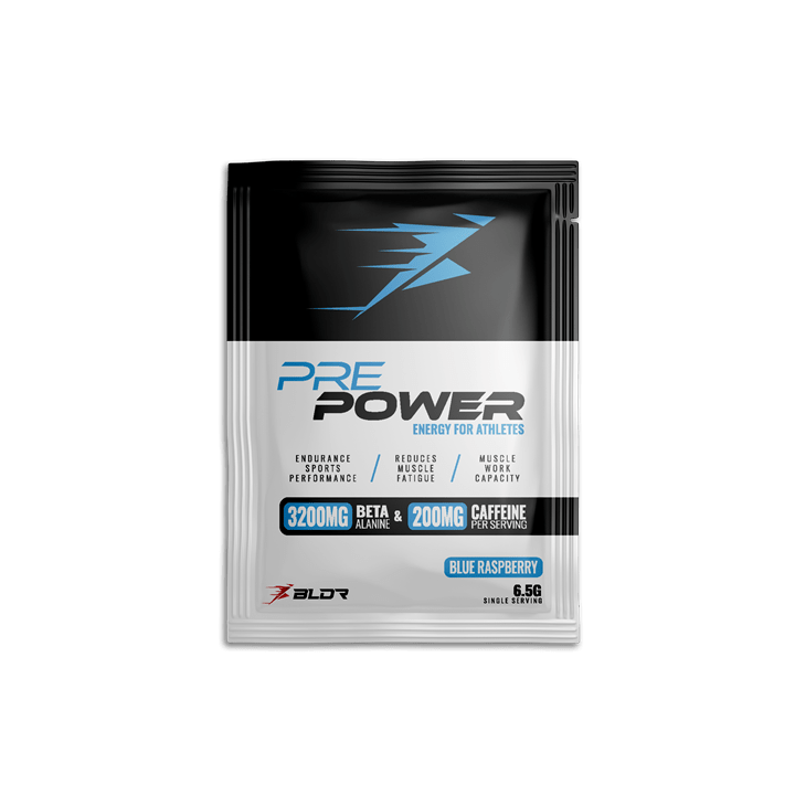 BLDR Sports Pre Power Sachet 15x6.5g Blue Raspberry