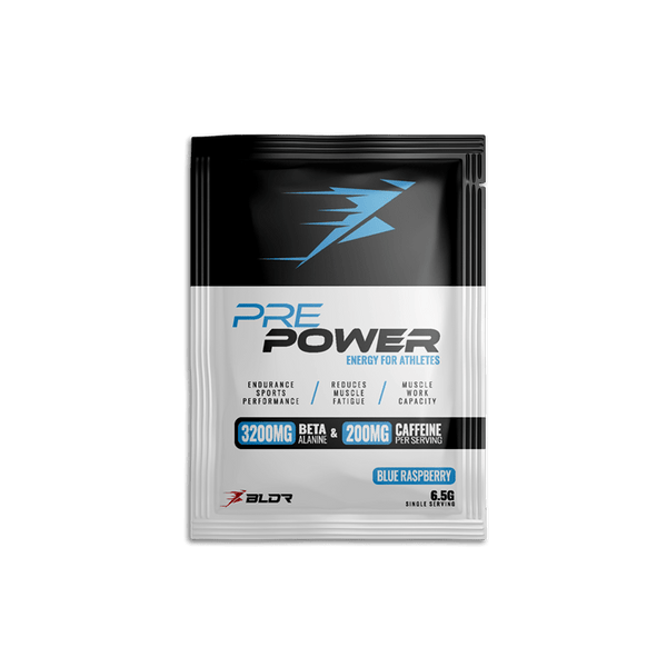 BLDR Sports Pre Power Sachet 15x6.5g Blue Raspberry