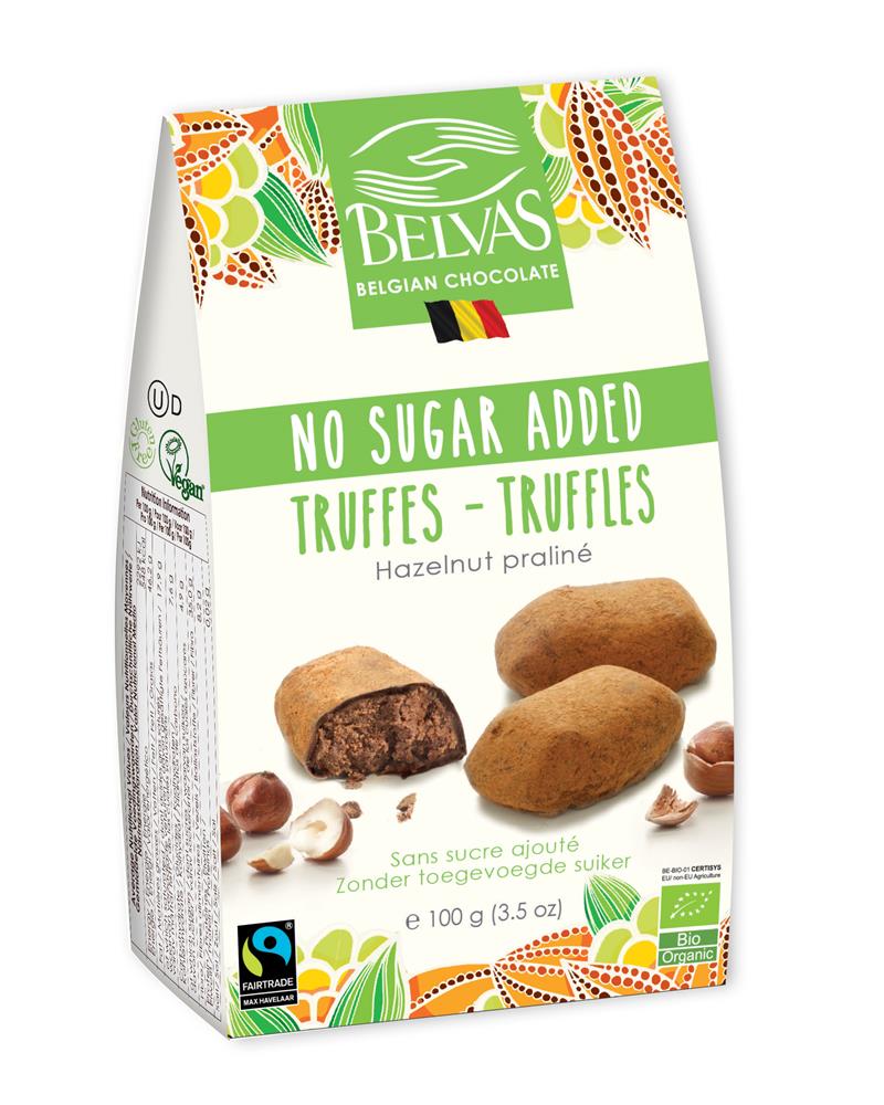 No Sugar Added Truffle - with inulin - 100g, Belvas