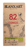 BLANXART Premium Organic & Vegan 82% CONGO Chocolate Bar 75g, Blanxart