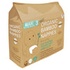 Organic Bamboo Nappies Size 3 (7-11kg 26 nappies), Beaming Baby