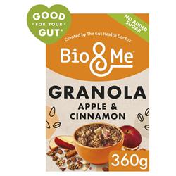 Bio&Me Apple & Cinnamon Gut-Loving Granola 360g, Bio&Me