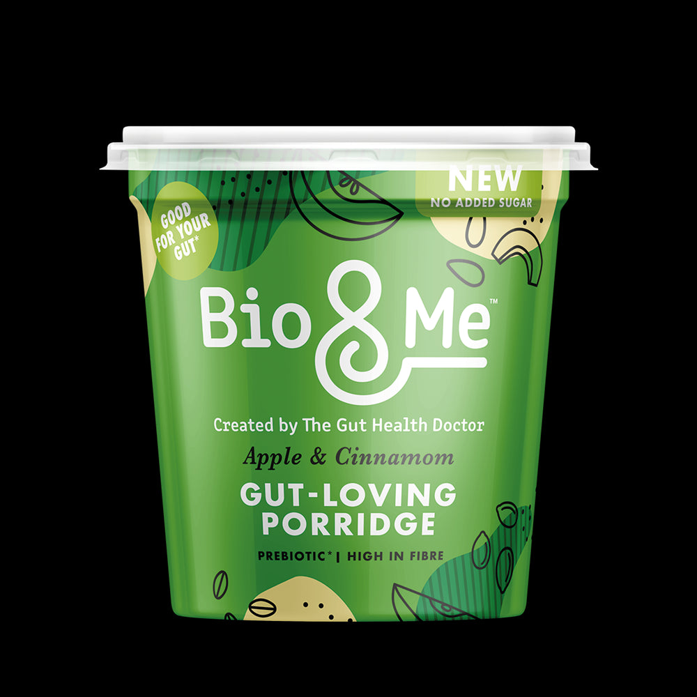 Bio & Me Apple & Cinnamon Gut-Loving Parridge Pot 58g