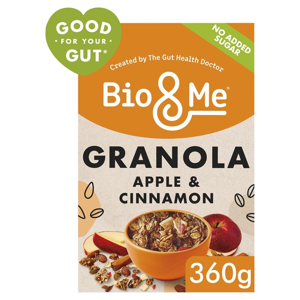 Bio&Me Apple & Cinnamon Gut-Loving Granola 360g, Bio&Me