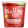 Bio&Me Spiced Apple Gut-Loving Gluten Free Porridge Pot 58g, Bio&Me