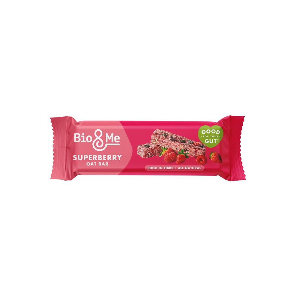 Bio&Me Super Berry Gut-Loving Oat Bar 38g, Bio&Me