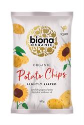 Potato Chips Organic - Himalayan Pink Salt - Light 100g, Biona