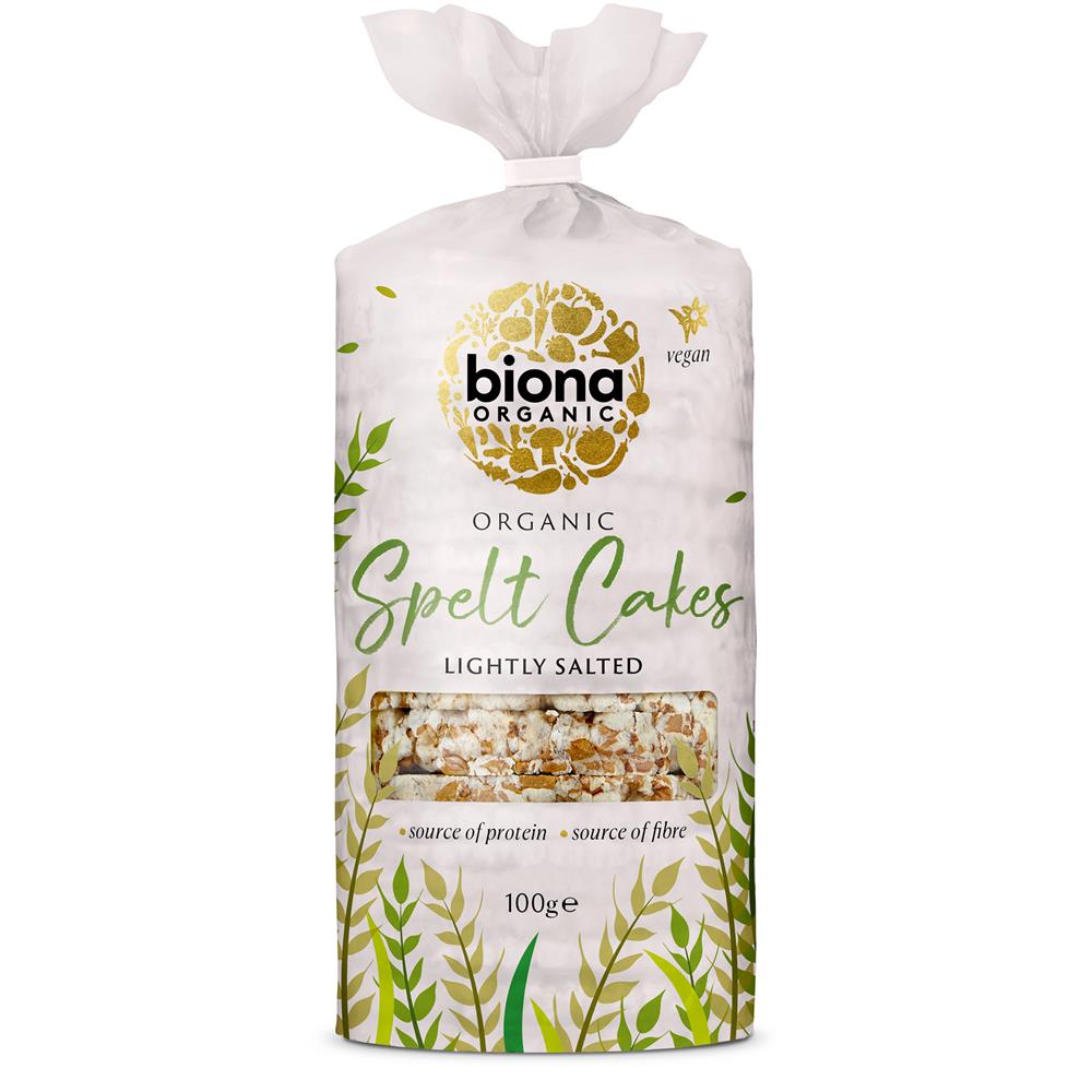 Spelt Cakes Lightly Salted Organic 100g, Biona