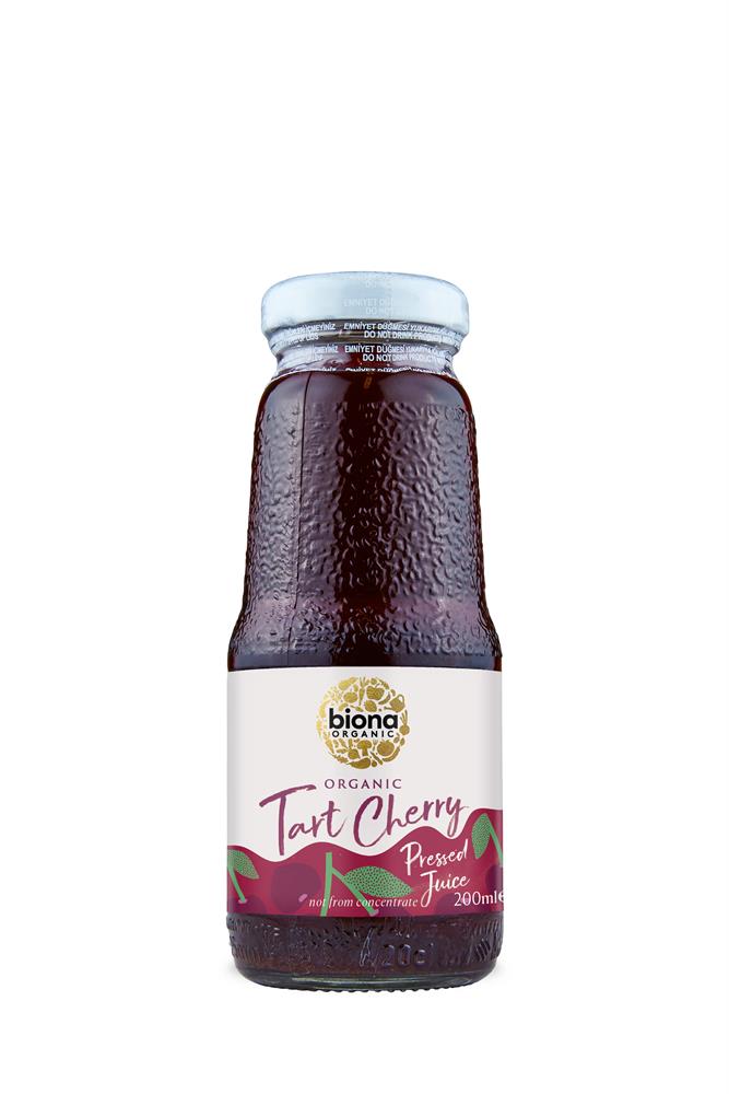 Biona Tart Cherry Juice Pure - Not from concentrate 200ml, Biona