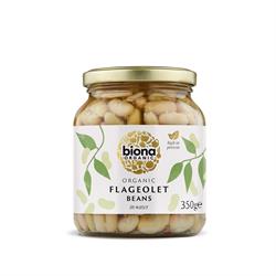 Organic Flageolet Beans - in Glass Jars 350g, Biona