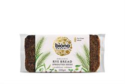 Organic Vitality Rye Bread - Sprouted Seeds - 500g, Biona