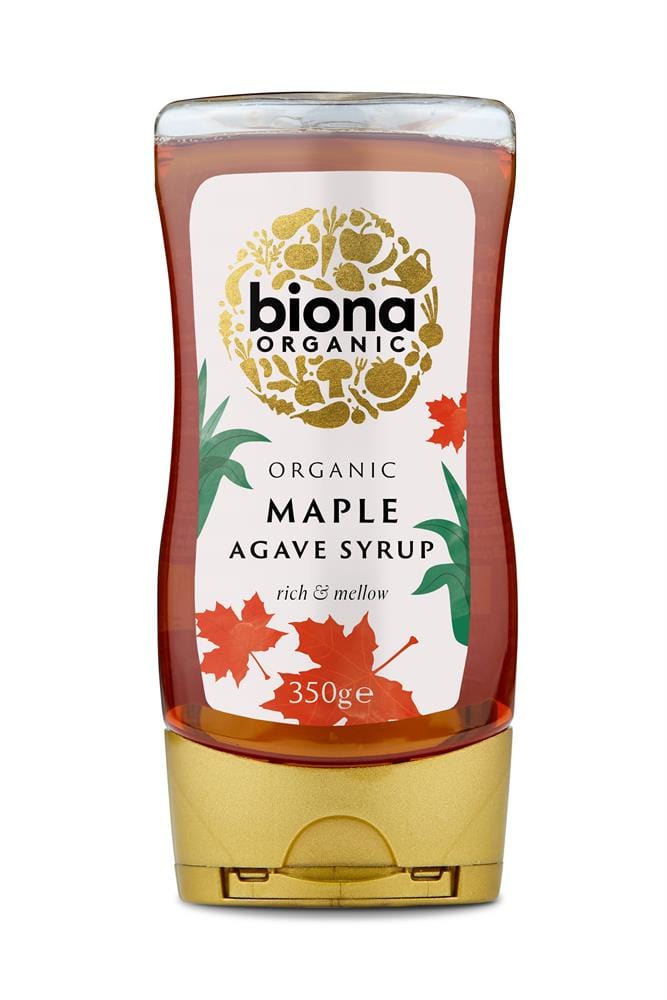 Organic Maple Agave Syrup - Squeezy 350g, Biona