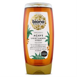 Organic Agave Syrup Light - Squeezy Bottle 700g, Biona