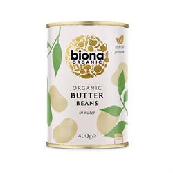 Organic Butter Beans 400g, Biona