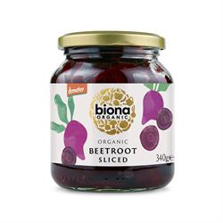 Organic Sliced Beetroot 340g, Biona