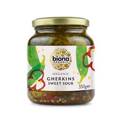 Organic Gherkins 350g, Biona