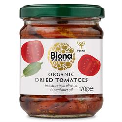 Organic Dried Tomatoes in Extra Virgin Olive Oil 170g, Biona