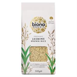 Organic Jasmine Rice Brown 500g, Biona