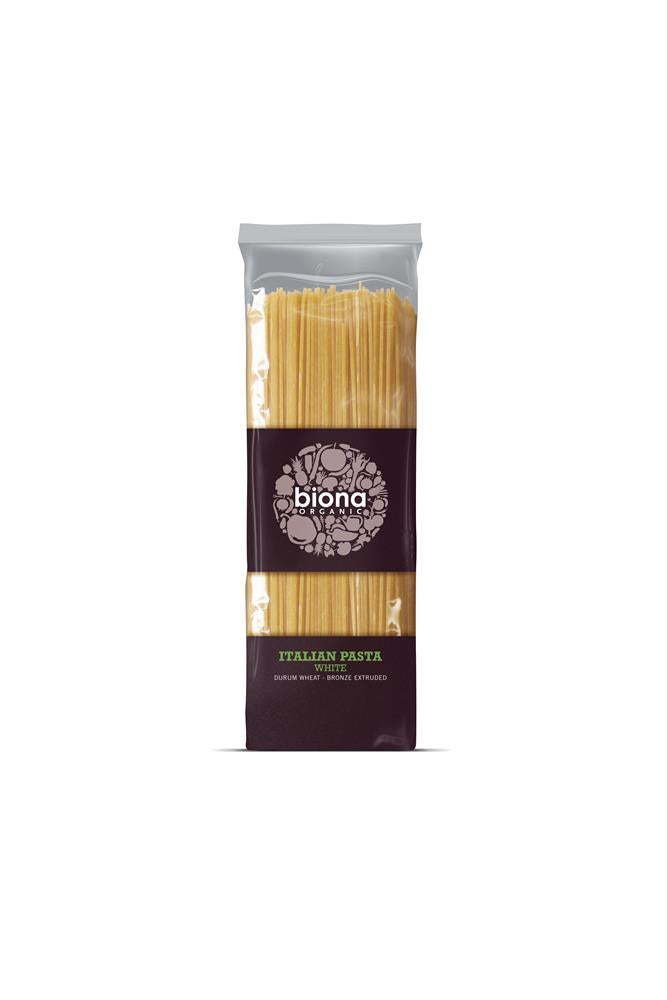 Organic Italian White Spaghetti Pasta 500g, Biona