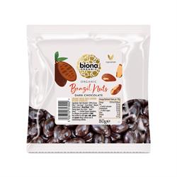 Organic Plain Chocolate covered Rainforest Brazils 80g, Biona