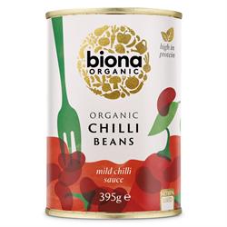 Organic Red Kidney Chilli Beans 395g, Biona