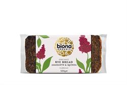 Organic Rye Amaranth / Quinoa Bread 500g, Biona