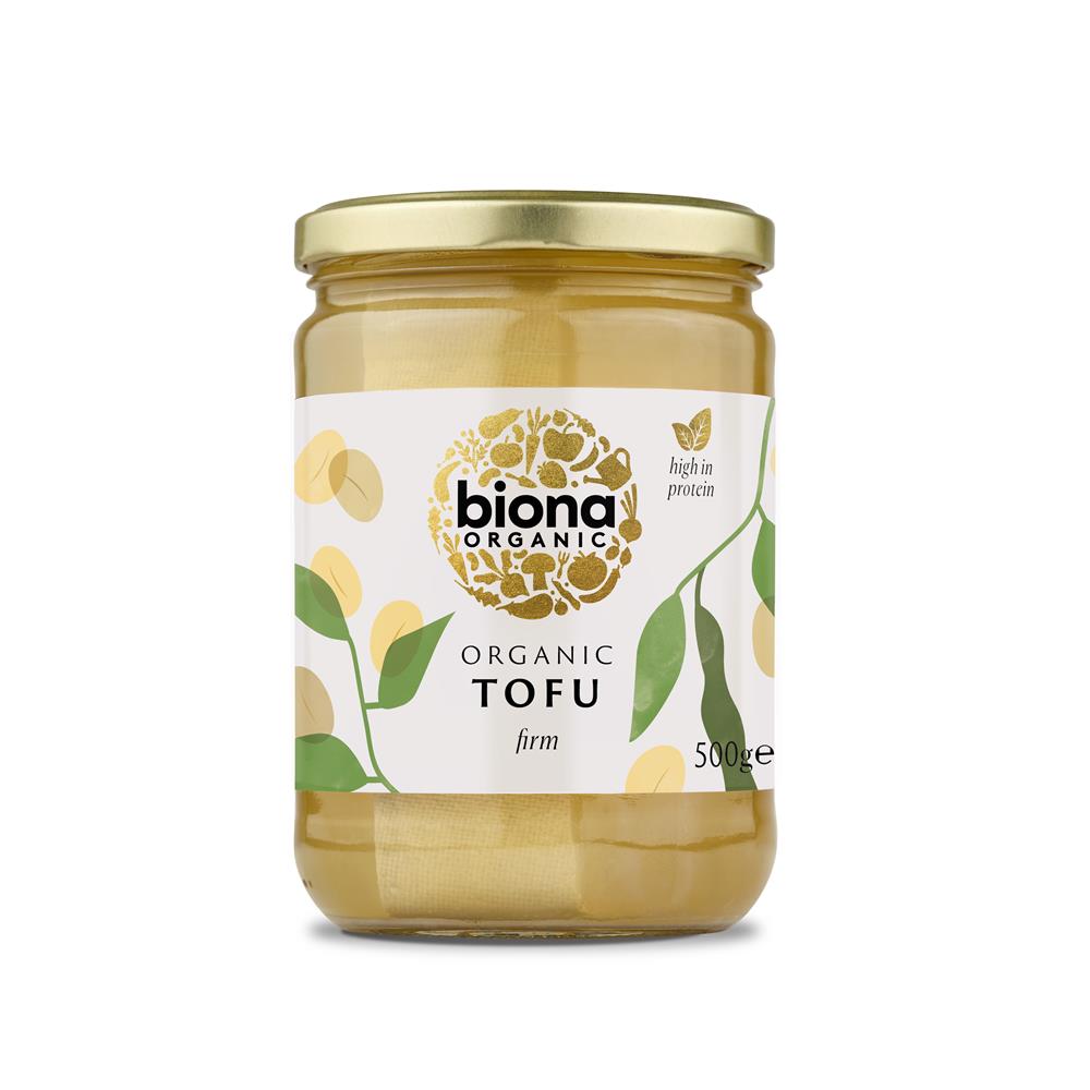 Plain Tofu Organic in Jars 500g, Biona