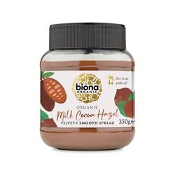 Organic Milk Chocolate Hazelnut Spread 350g, Biona