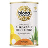 Mini Pineapple Rings in Pineapple Juice Organic 400g, Biona