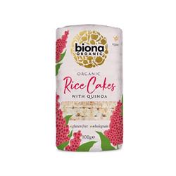 Organic Rice Cakes with Quinoa 100g, Biona