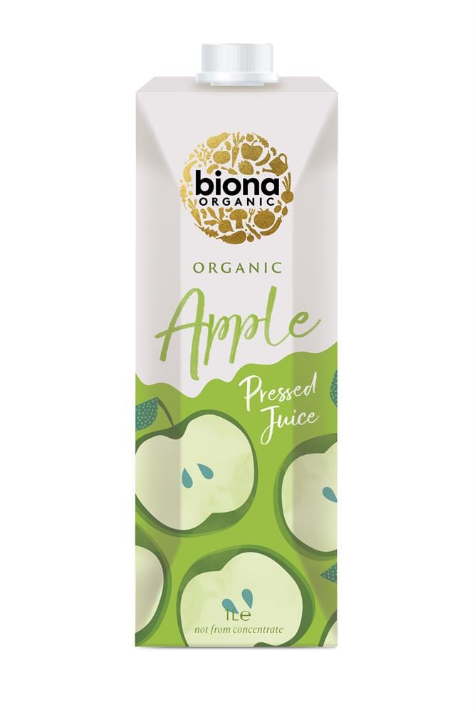 Apple Juice Pressed Organic 1000ml, Biona