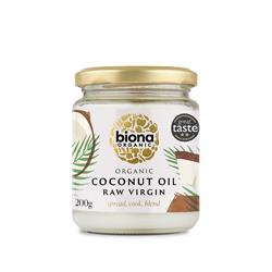 Organic Raw Virgin Coconut Oil 200g, Biona