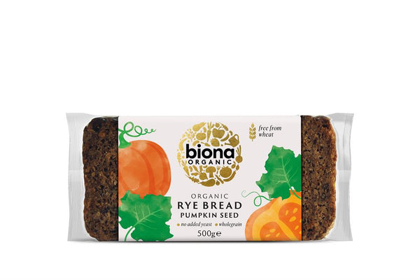 Organic Rye Bread - Pumpkin Seed - 500g, Biona