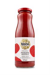 Organic Passata Rustica 680g, Biona