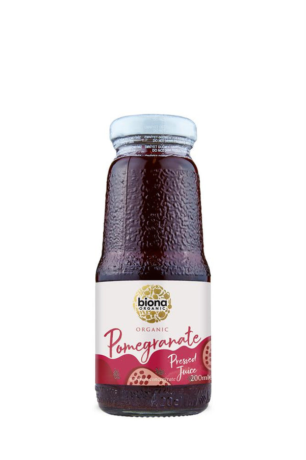 Org Pomegranate Juice Pure 200ml, Biona