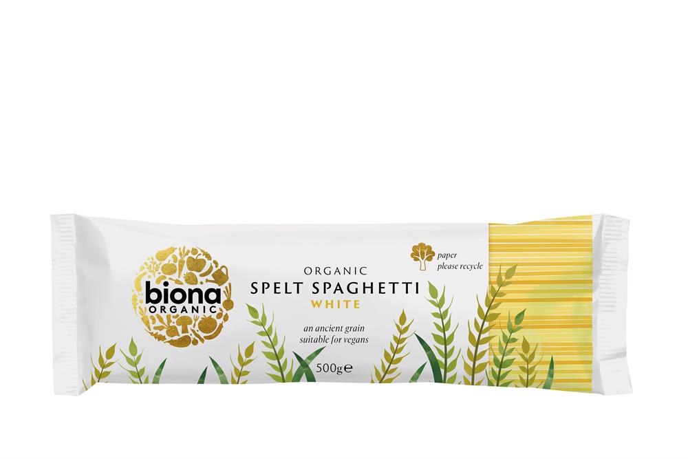 Spelt Spaghetti Pasta-White Organic 500g, Biona