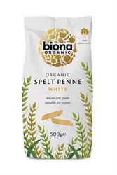 Organic Spelt White Penne Pasta 500g, Biona