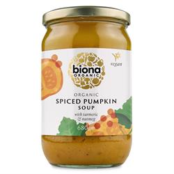 Organic Spiced Pumpkin Soup 680g, Biona