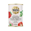 Organic Chopped Tomatoes with Garlic and Oregano 400g, Biona