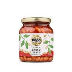 Organic Baked Beans in Tomato Sauce 350g, Biona