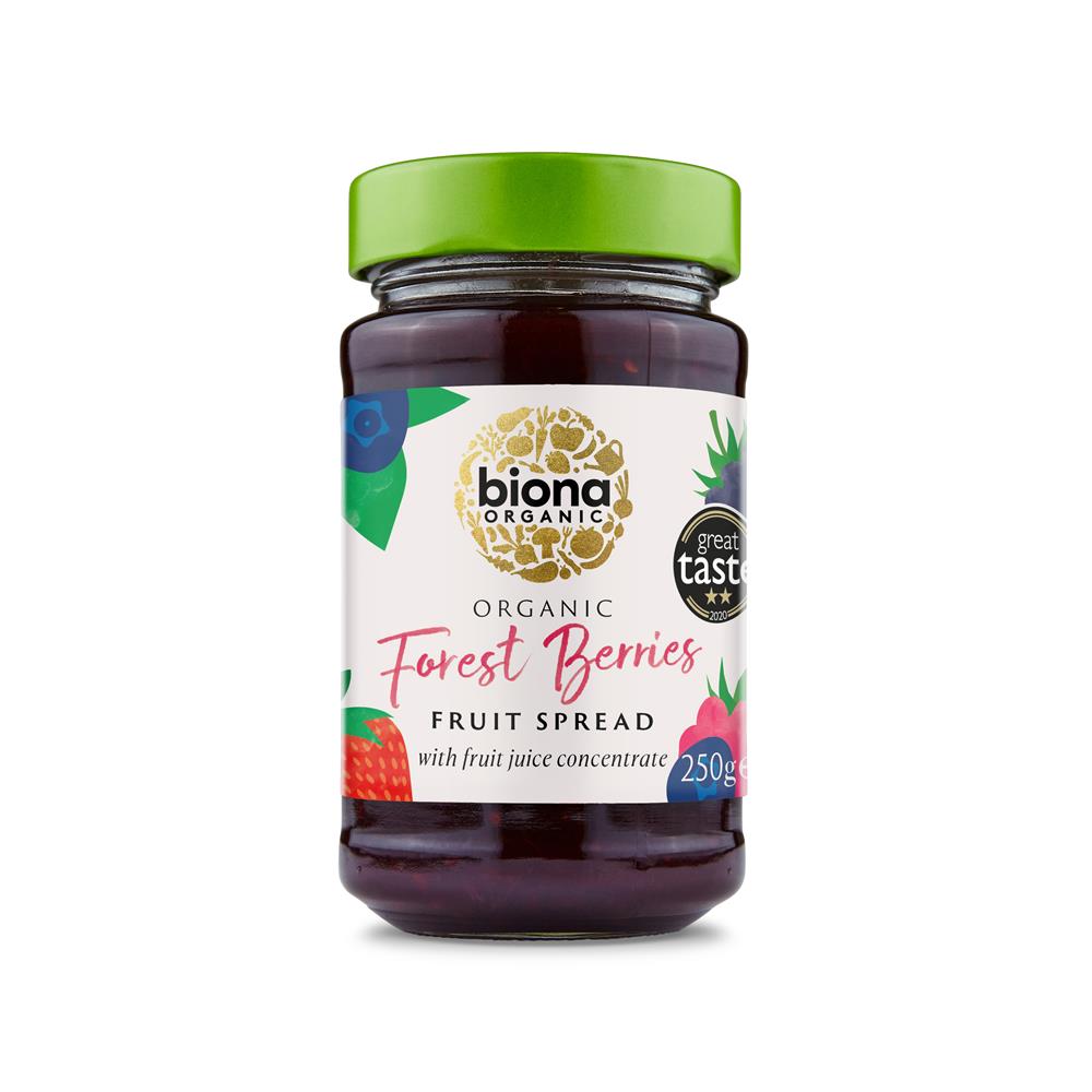 Organic Forest Fruit Spread 250g, Biona