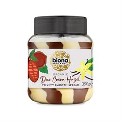 Organic Duo Chocolate Hazelnut Spread 350g, Biona