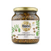 Organic Brown Lentils in Glass Jars 360g, Biona