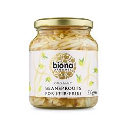 Organic Bean Sprouts - in Glass Jar 330g, Biona