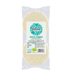 Organic Yoghurt Coated Rice Cakes 100g, Biona