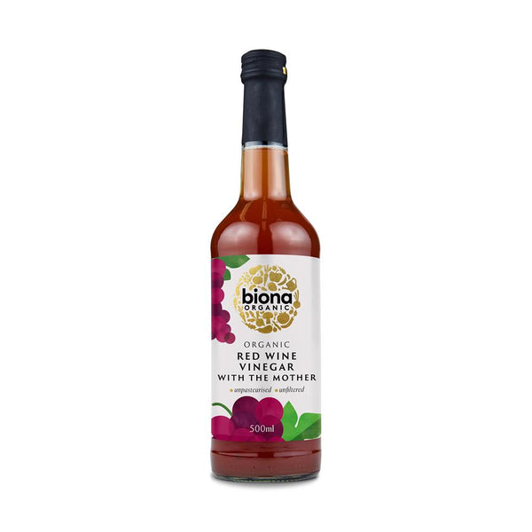 Organic Red Wine Vinegar 500ml, Biona