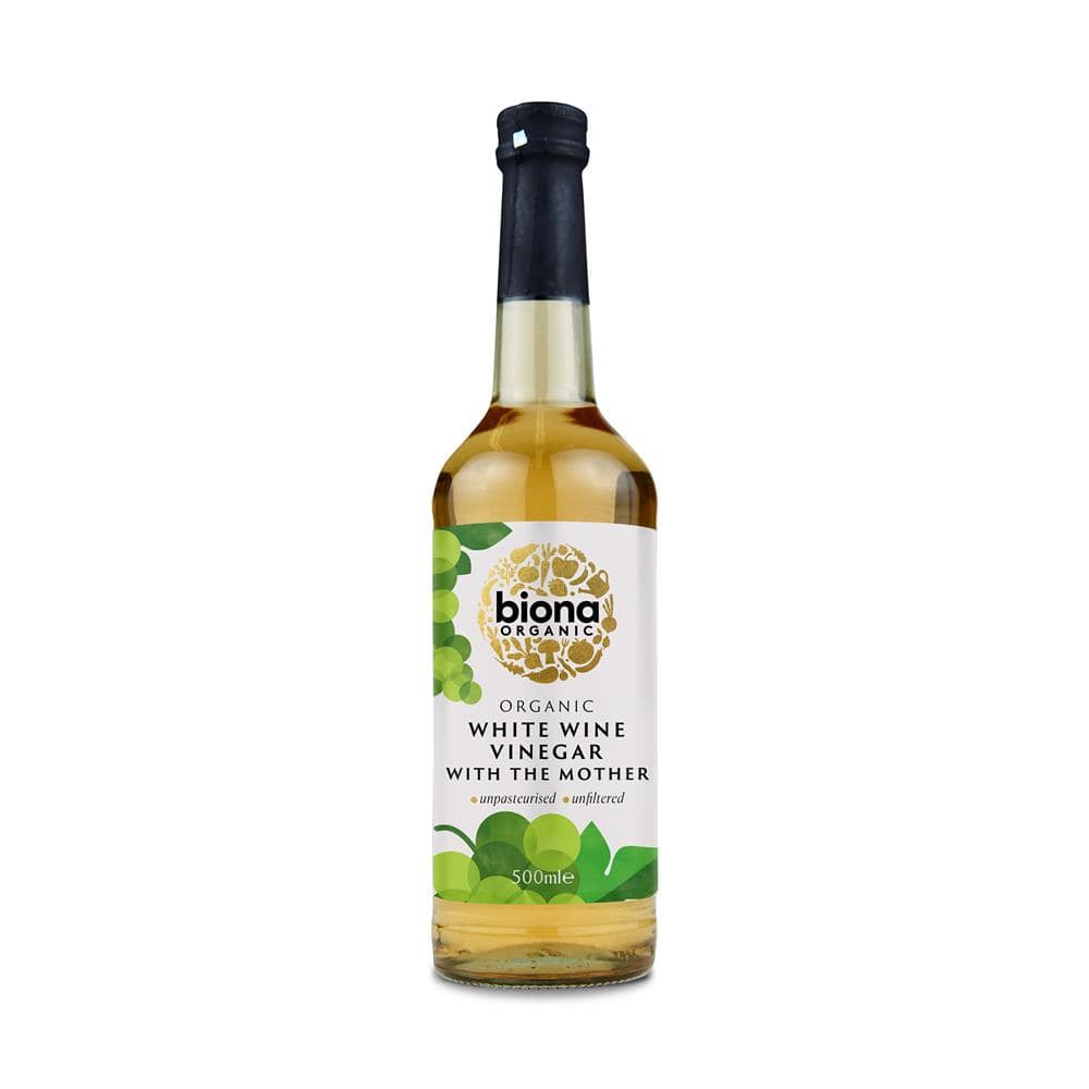 Organic White Wine Vinegar 500ml, Biona