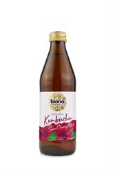 Organic Kombucha Sour Cherry & Mint 330ml, Biona